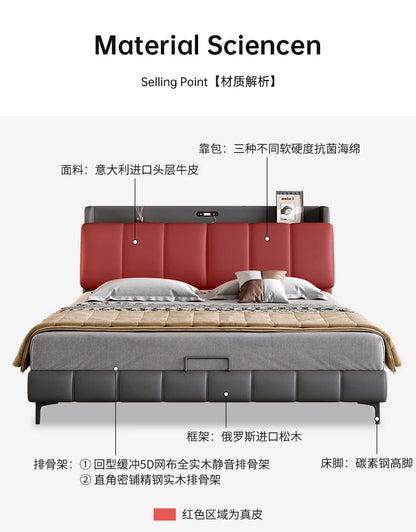 Italian Gray Luxury Bed Frames Comforter