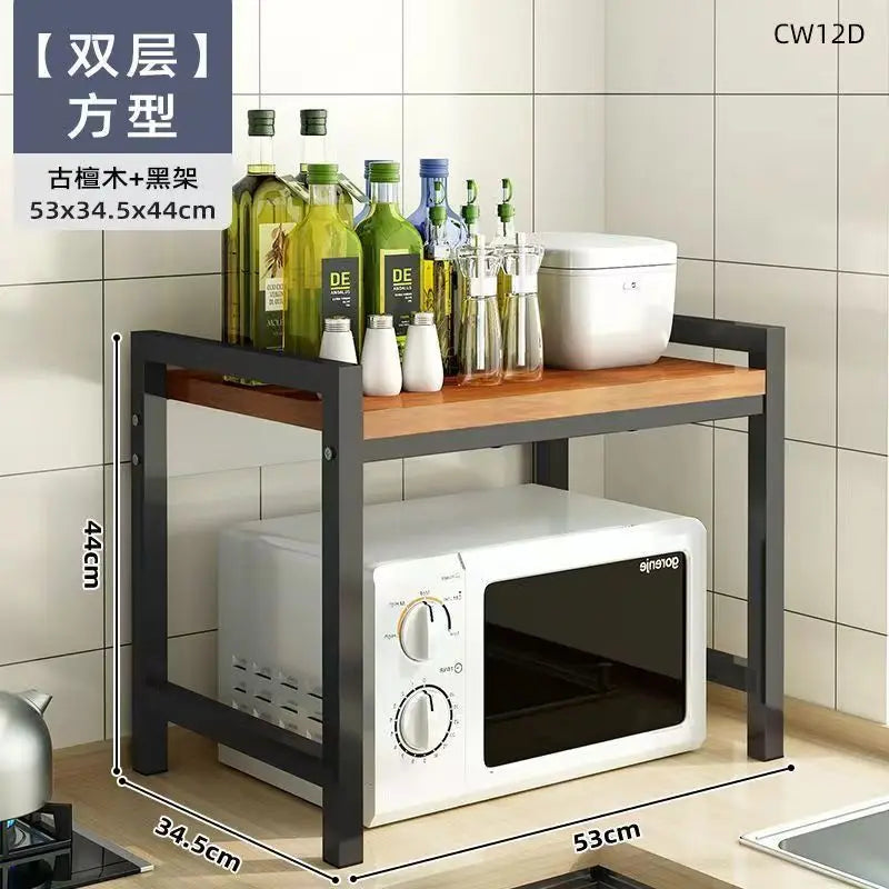 Microwave Storage Rack Kitchen