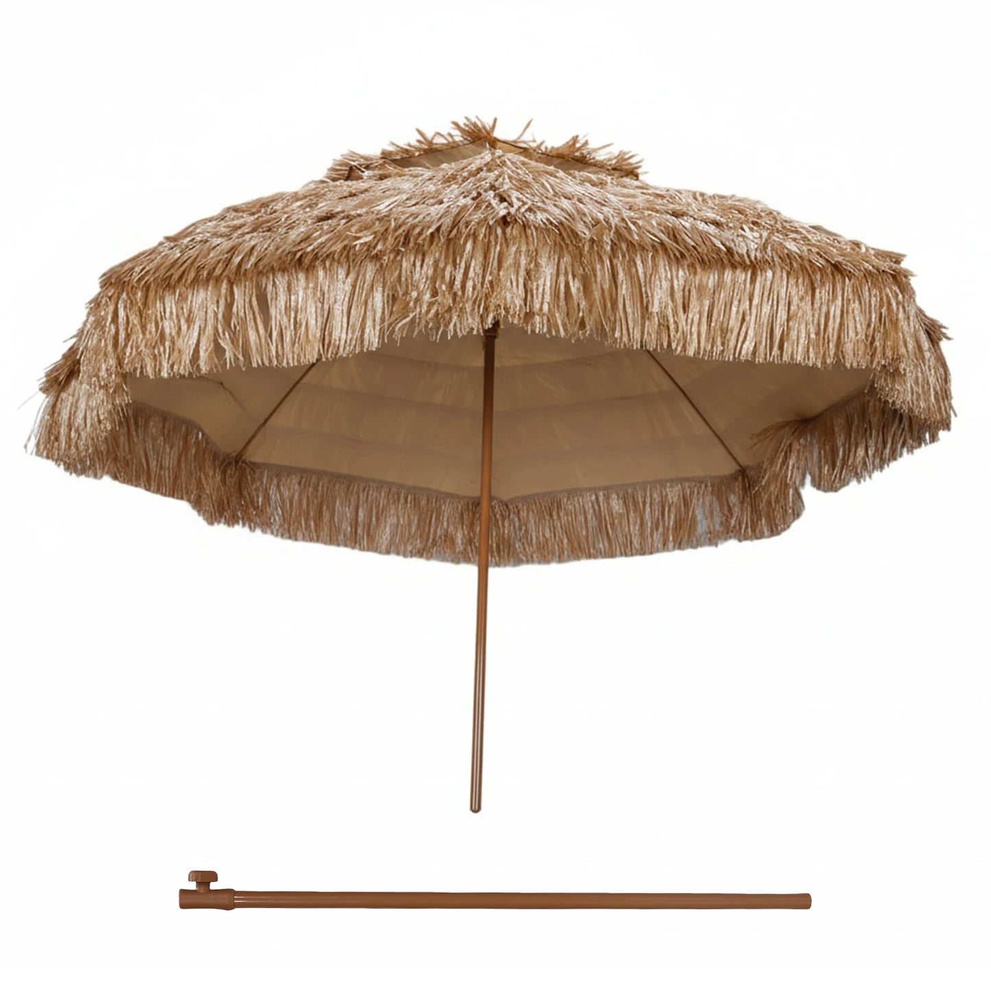 Double Top Tiki Beach Umbrella 9ft