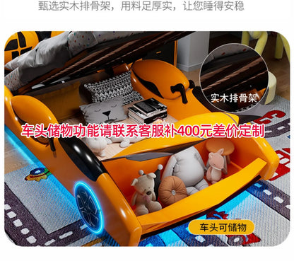 Doors can be opened children car bed