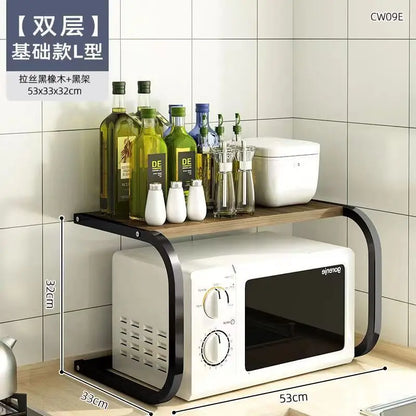 Microwave Storage Rack Kitchen