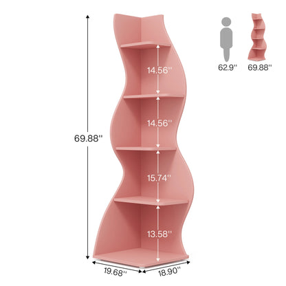 Tribesigns Corner Shelf, Modern 5-Tier