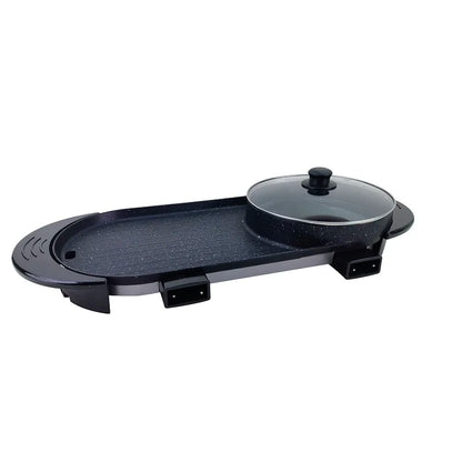 2200W Electric Barbecue Pot 2-in-1 Hot Pot