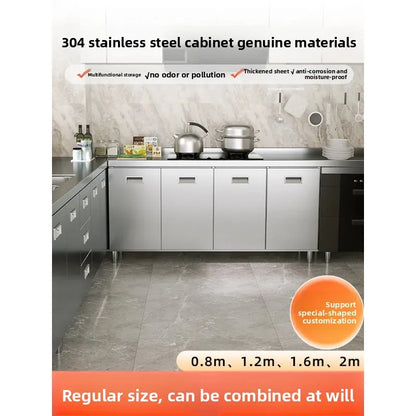 Custom Kitchen Stove, Storage Cabinet