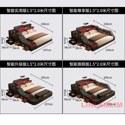 Luxury Tech Smart Multifunctional Bed