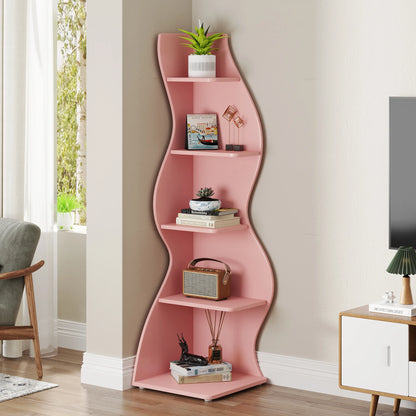 Tribesigns Corner Shelf, Modern 5-Tier