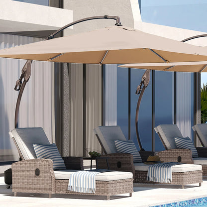 10x13 FT Outdoor Cantilever Umbrella Aluminum