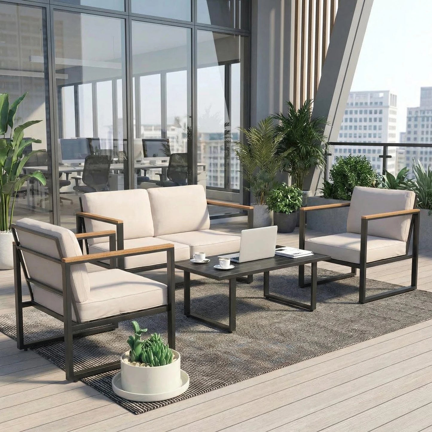 4-Piece Outdoor Patio Set