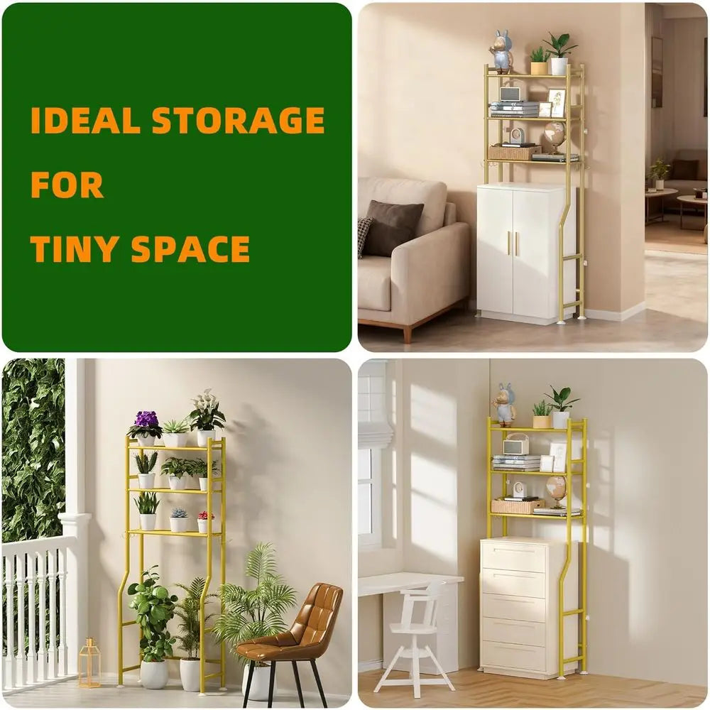 3-Tier Metal Over-the-Toilet Storage