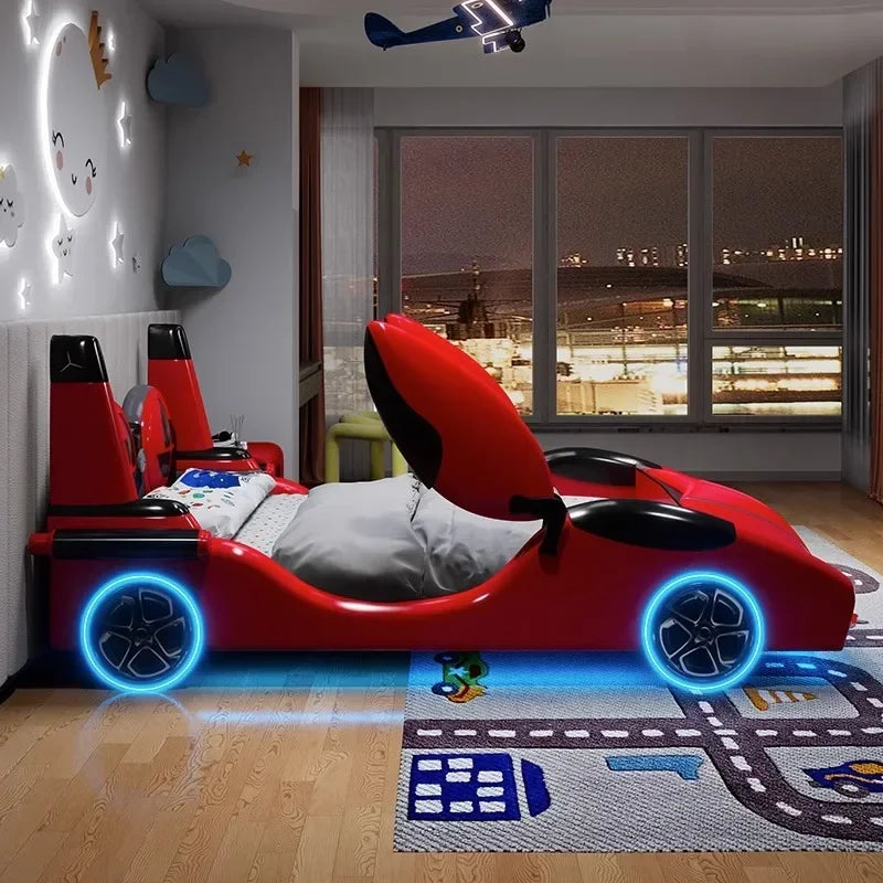 Doors can be opened children car bed