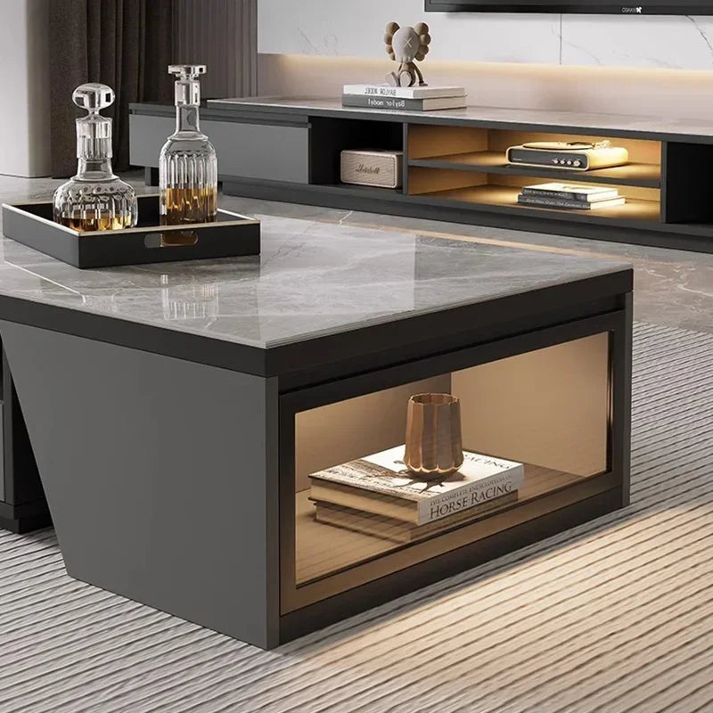 Marble Glass Coffee Tables Modern