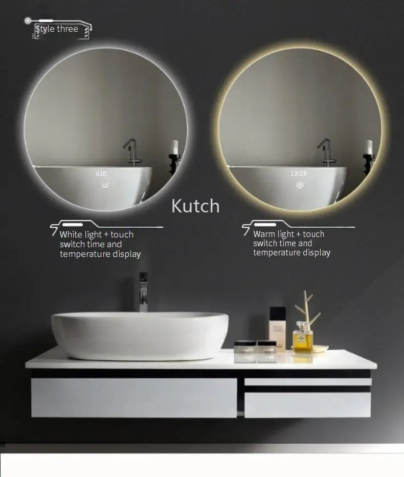 Mirror for Shower Mirroring Light Makeup