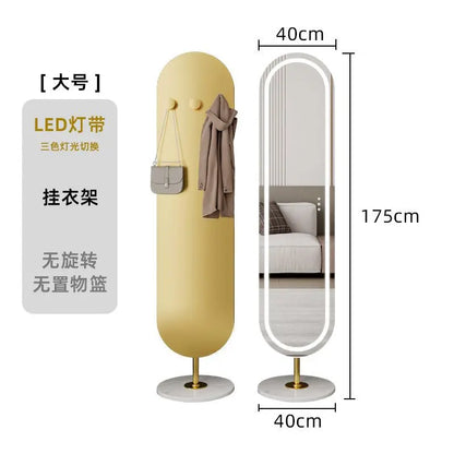 LED mirror full-body rotating full-length