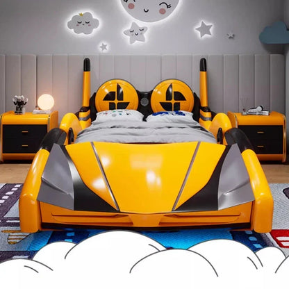 Doors can be opened children car bed