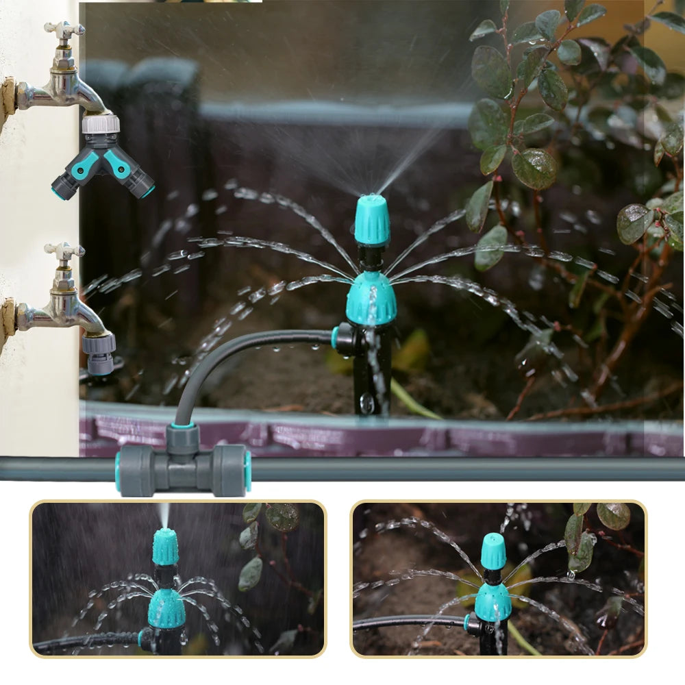 3/8" 2-in-1 Garden Irrigation