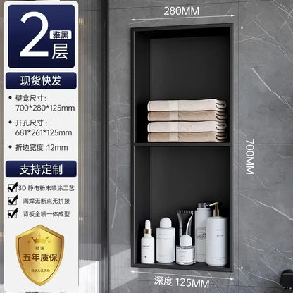Stainless Steel Niche Bathroom Shelf