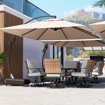 10x13 FT Outdoor Cantilever Umbrella Aluminum