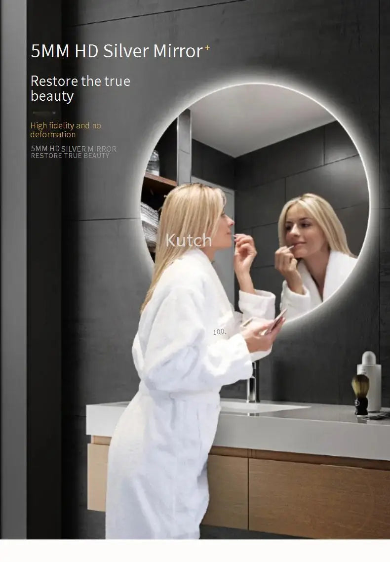 Mirror for Shower Mirroring Light Makeup