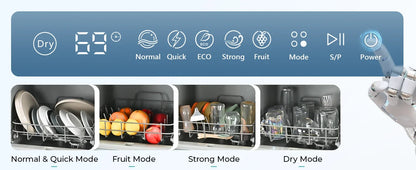 Mini portable dishwasher countertop