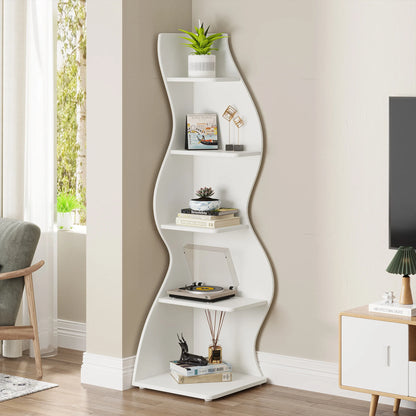 Tribesigns Corner Shelf, Modern 5-Tier