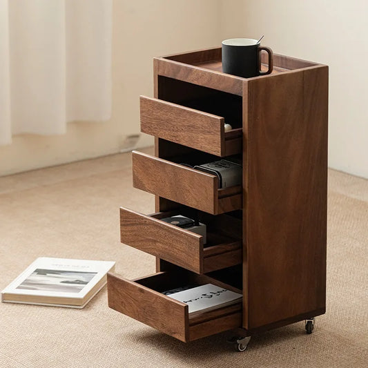 Removable Storage Cabinet Wood Organizer