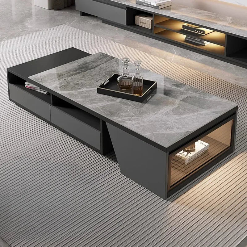 Marble Glass Coffee Tables Modern