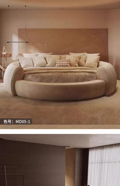 Italian Luxury Adult Double Bed Platform Princess