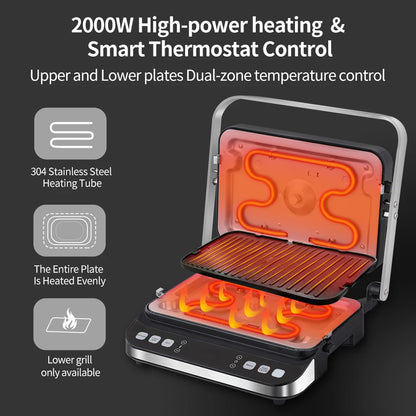 BioloMix 2000W 6-in-1 Electric Grills