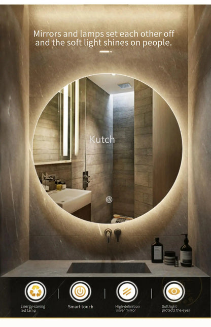 Mirror for Shower Mirroring Light Makeup