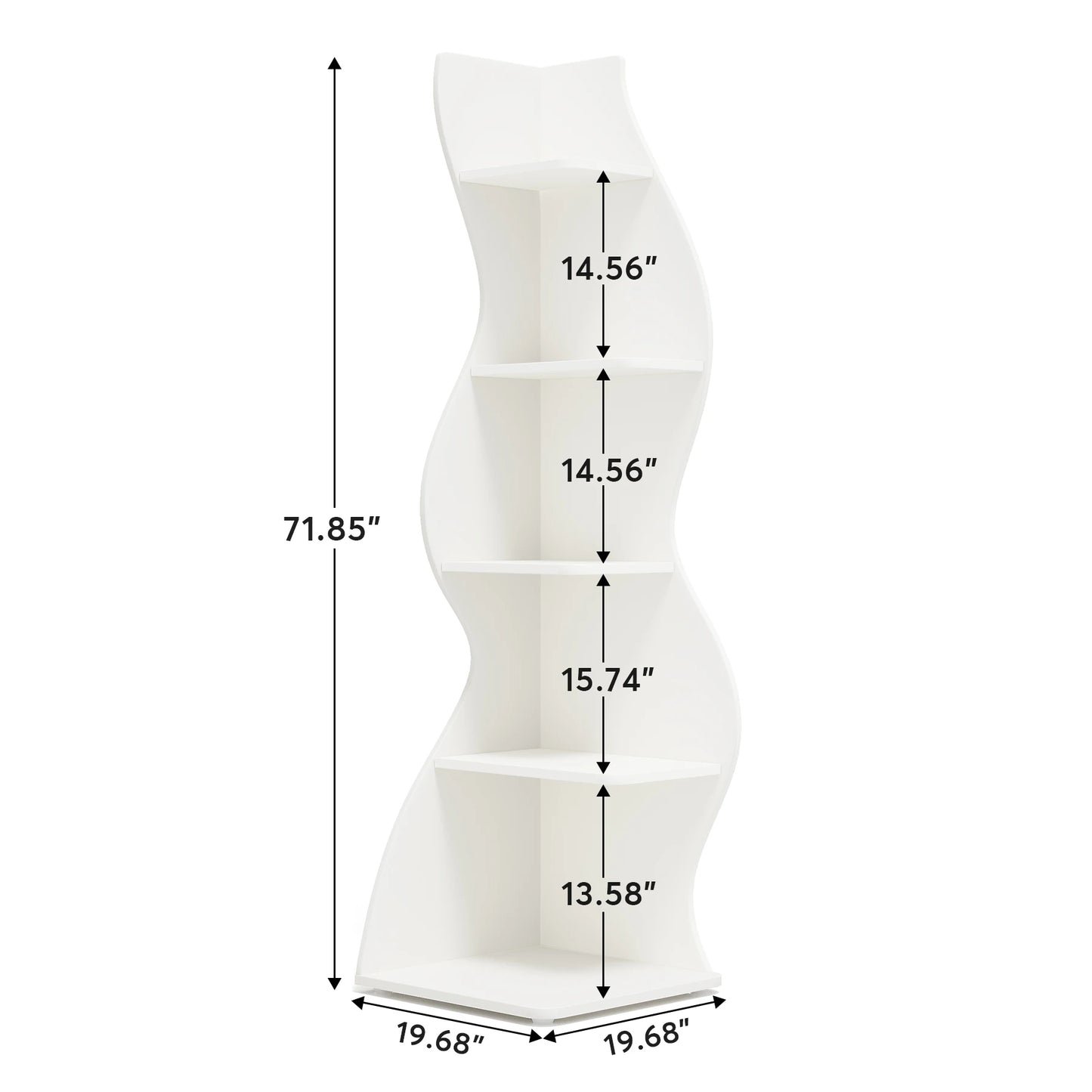 Tribesigns Corner Shelf, Modern 5-Tier