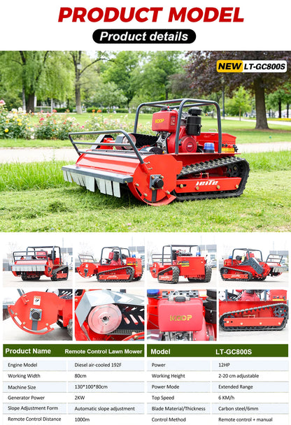 Mini Automatic Small Remote Control Lawn Mower