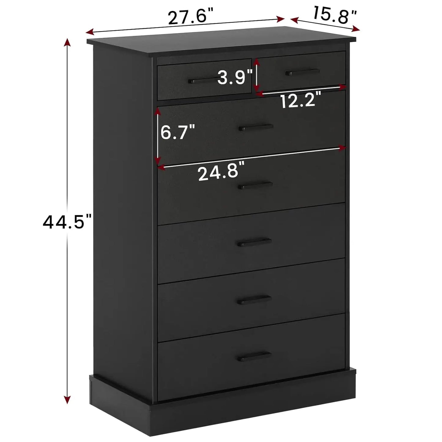 Black Dresser for Bedroom
