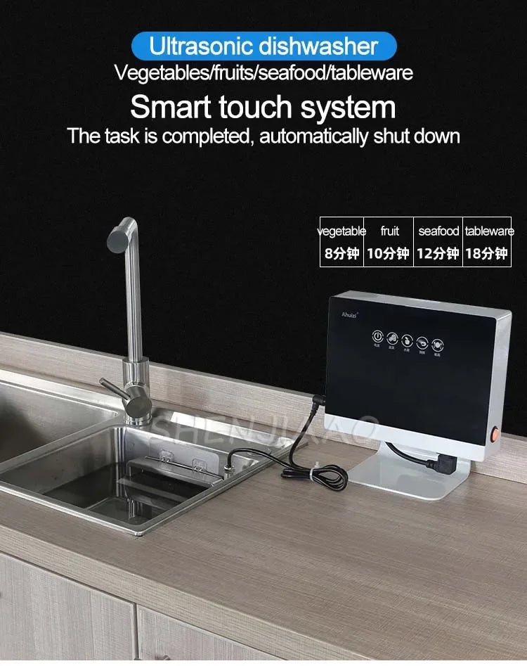 Ultrasonic Dishwasher Automatic Household