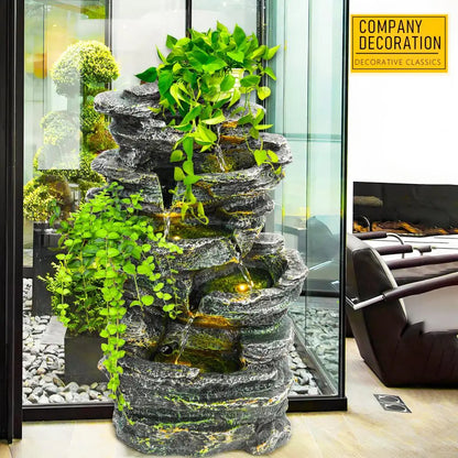 6-Layer Rock Water Fountain