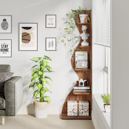 Tribesigns Corner Shelf, Modern 5-Tier