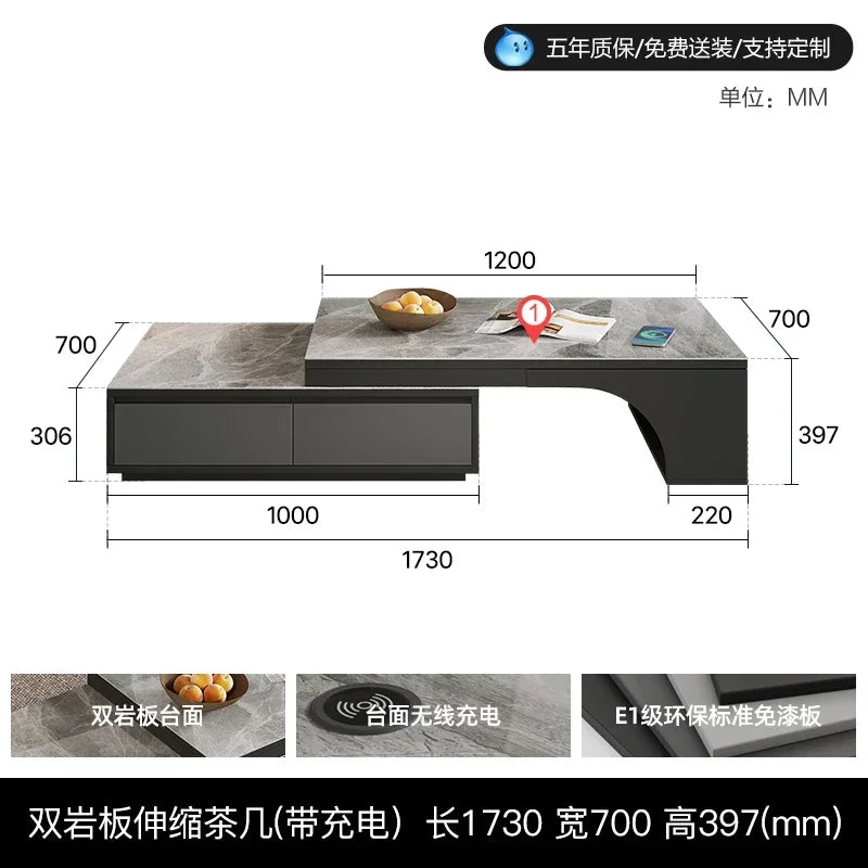 Marble Glass Coffee Tables Modern