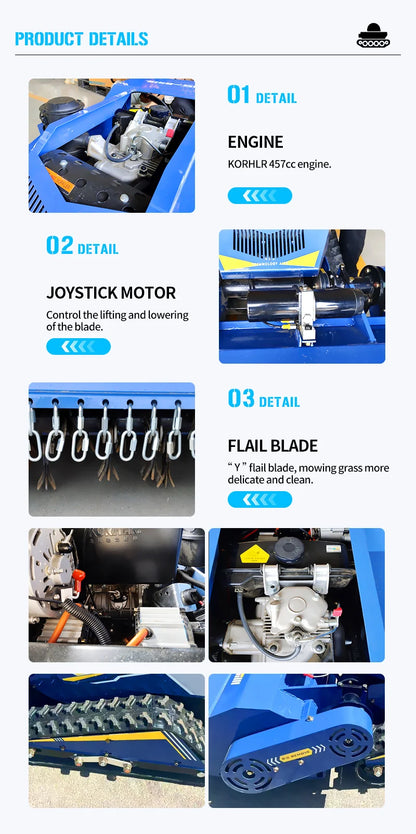 Customized Agricultural Flail Lawn Mower
