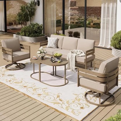 Metal Frame Patio Furniture Set