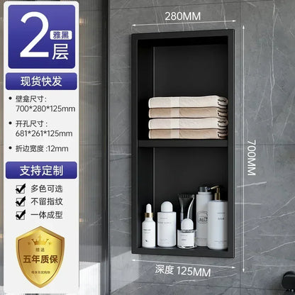Stainless Steel Niche Bathroom Shelf