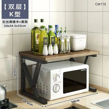 Microwave Storage Rack Kitchen