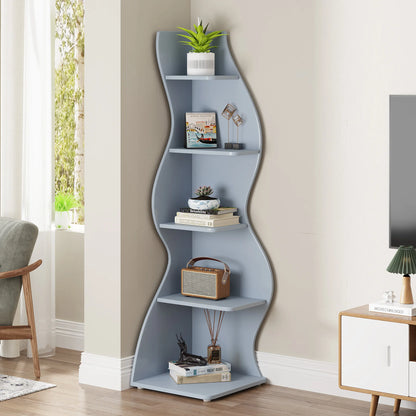 Tribesigns Corner Shelf, Modern 5-Tier