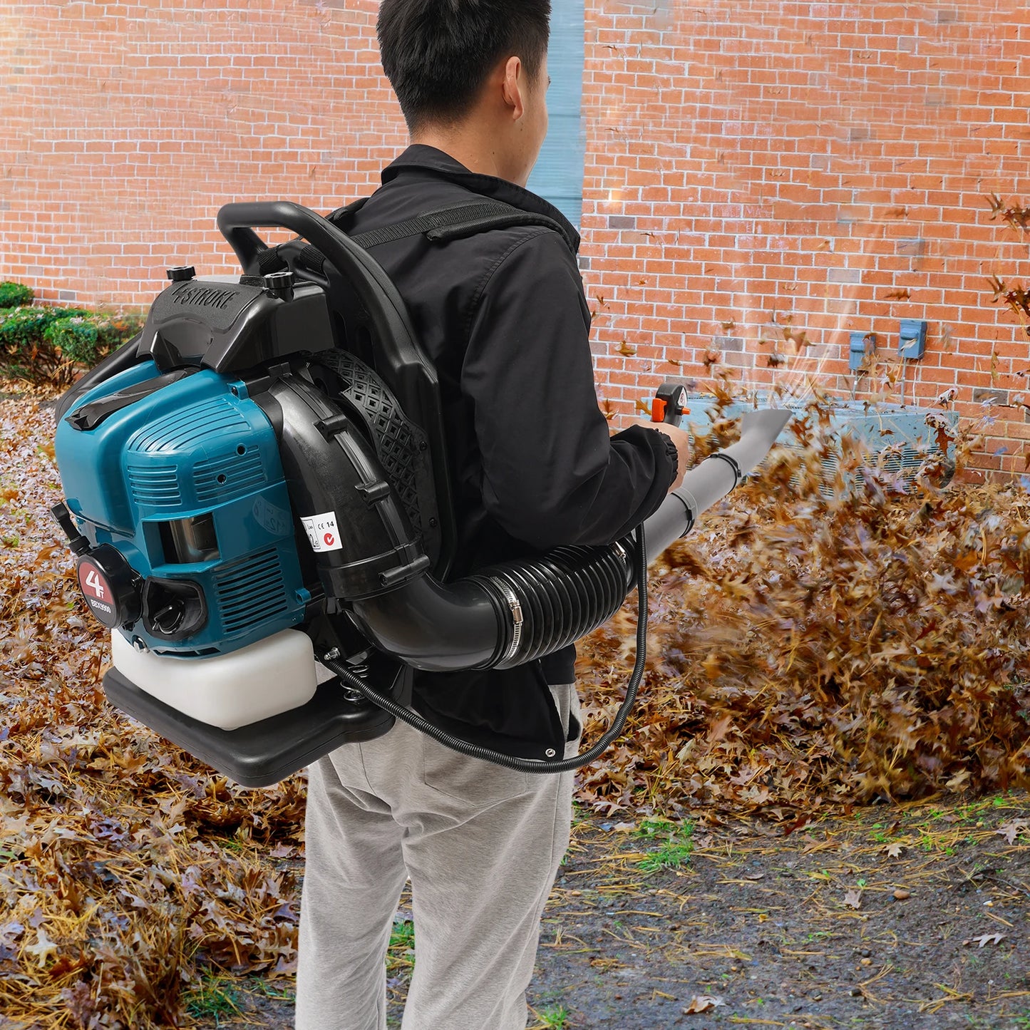 75.6CC Gasoline Leaf Blower 4 Stroke
