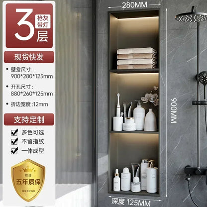 Stainless Steel Niche Bathroom Shelf