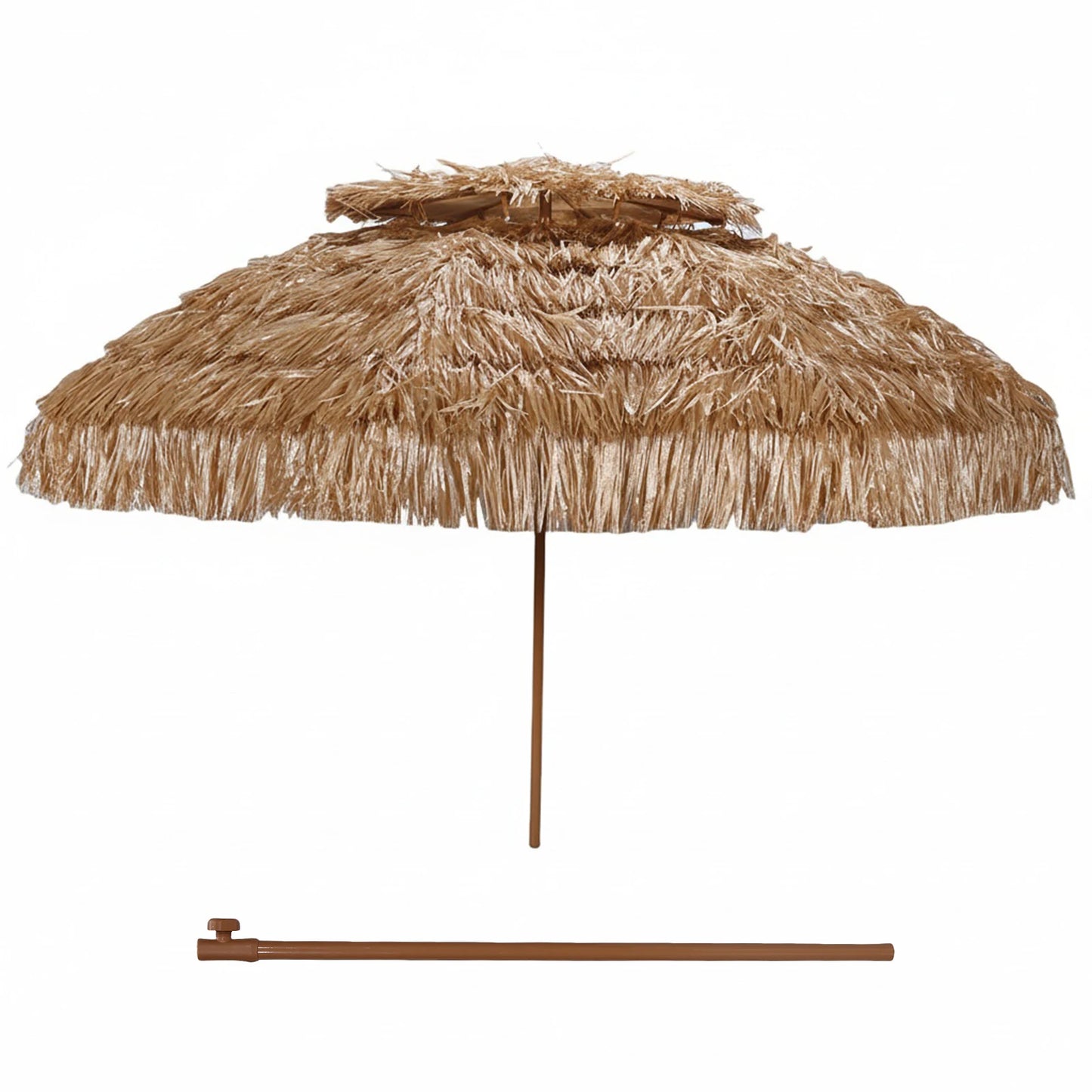 Double Top Tiki Beach Umbrella 9ft
