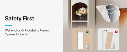 Tribesigns 70.9-Inch Tall Narrow Bookcase