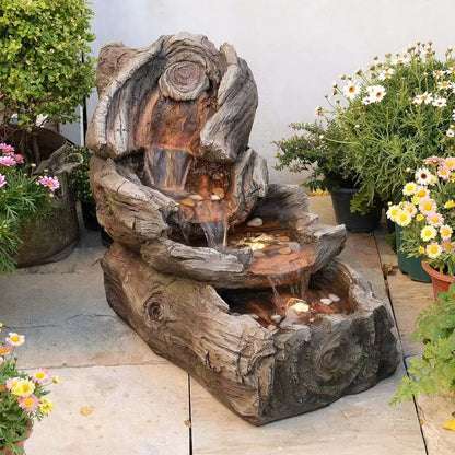 Resin Outdoor Water Fountain, 31.5 Long