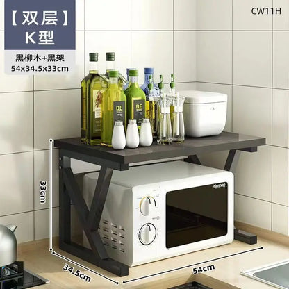 Microwave Storage Rack Kitchen