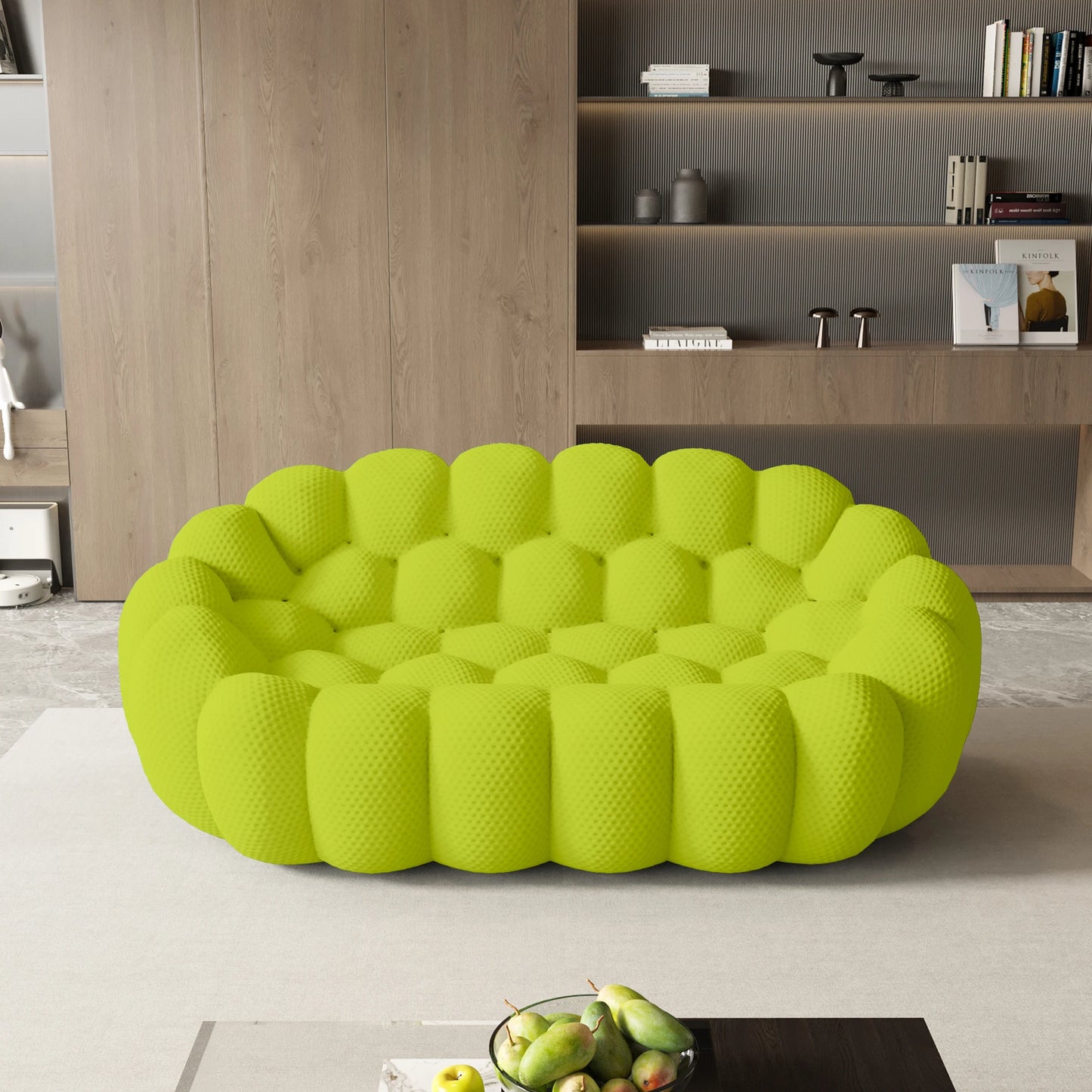 Sdorens 78'' Modern Curved Boneless Sofa