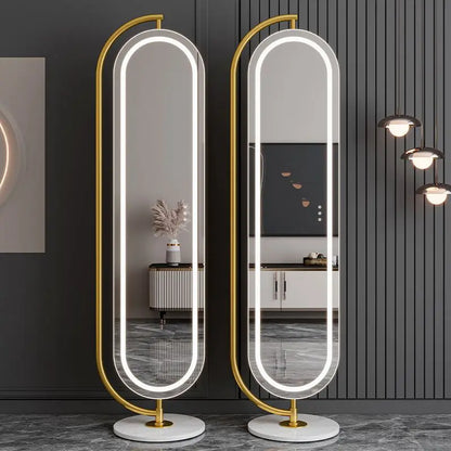 LED mirror full-body rotating full-length