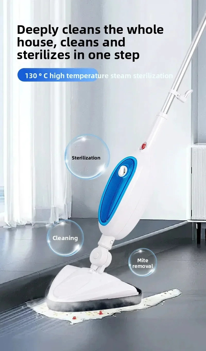 High temperature steam mop multi-function